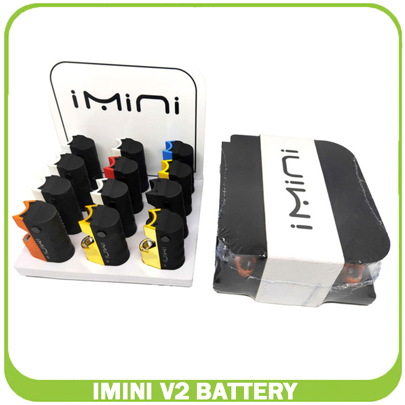 IMINI Battery 12pcs in Display Box Thick Oil Cartridge Batteries Imini V2 Kit 650mah Adjustable Voltage Vape Store Accessories
IMINI Battery 12pcs in Display Box Thick Oil Cartridge Batteries Imini V2 Kit 650mah Adjustable Voltage Vape Store Accessories