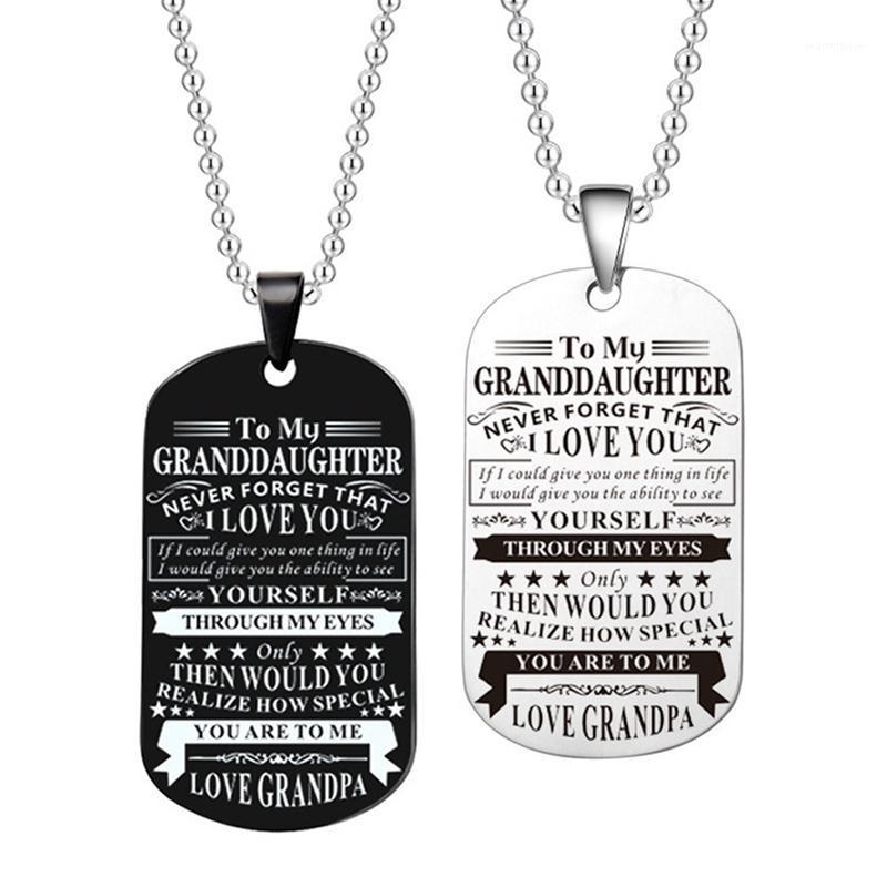 Dog Tags Pendant Necklace Family Jewelry To My Grandson I Love You Love Grandson Necklace1
Dog Tags Pendant Necklace Family Jewelry To My Grandson I Love You Love Grandson Necklace1