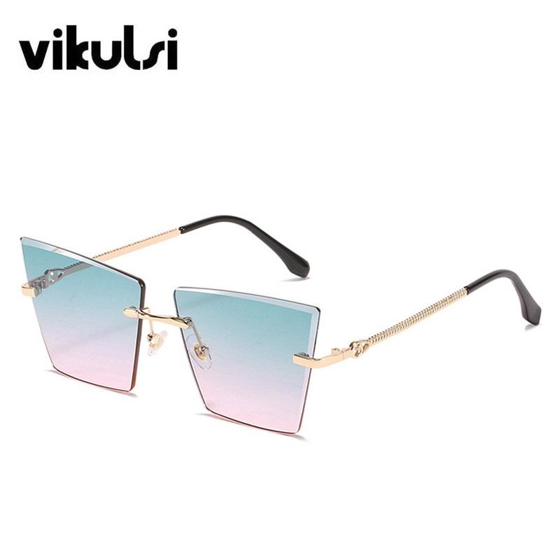 Sunglasses Elegant Lady Fashion Cat Eye Women Famous Design Trendy Square Sun Glasses Female Men Gradient Rimless Shades UV400
Sunglasses Elegant Lady Fashion Cat Eye Women Famous Design Trendy Square Sun Glasses Female Men Gradient Rimless Shades UV400
