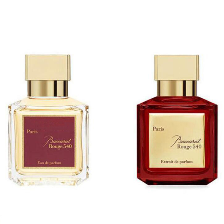 in Stock ! Baccarat Perfume 70ml Maison Bacarat Rouge 540 Extrait Eau De Parfum Paris Fragrance Man Woman Cologne Spray Long Lasting Smell