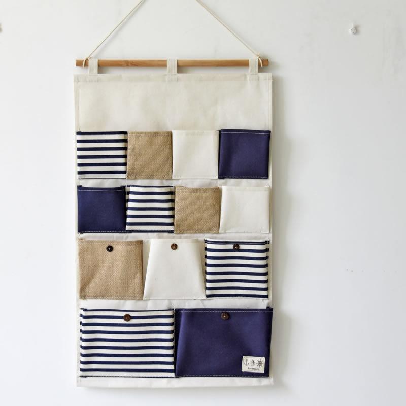 Cotton And Linen Cloth 13 Pockets Striped Splicing Stroage Hanging Bags Wall Decorative Hanging Bags Behind The Door, Red
Cotton And Linen Cloth 13 Pockets Striped Splicing Stroage Hanging Bags Wall Decorative Hanging Bags Behind The Door, Red