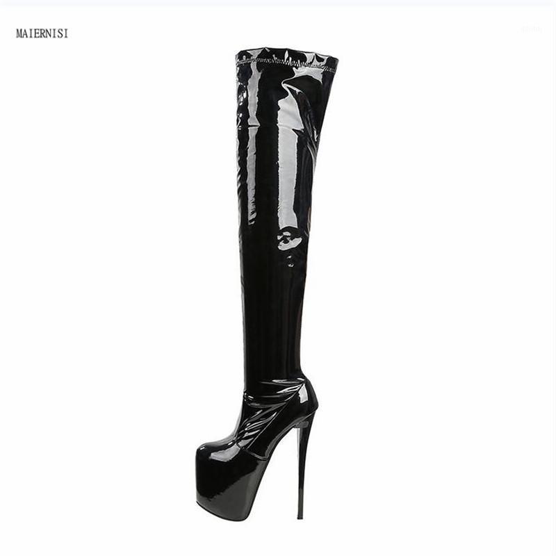 New model women's boots genuine super star metal stilettos 19 over the knee boots fashion brand Transgender Transgender 4-18 191, Black
New model women's boots genuine super star metal stilettos 19 over the knee boots fashion brand Transgender Transgender 4-18 191, Black
