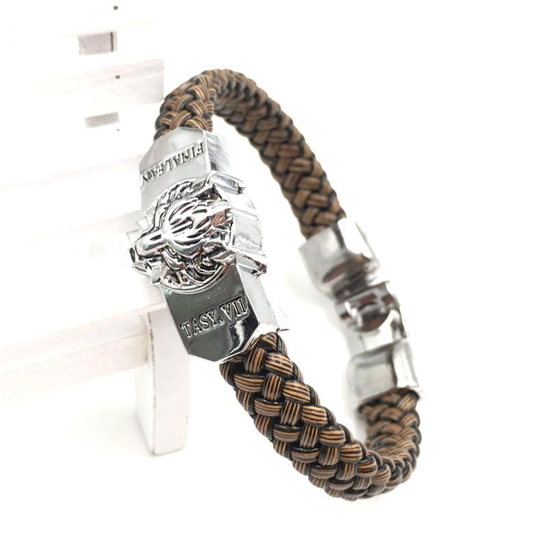 Wholesale 12pcs/lot Animation Jewelry Final Fantasy Bracelet Men Alloy Leather Braided Bracelets&Bangles 2 Design Options
Wholesale 12pcs/lot Animation Jewelry Final Fantasy Bracelet Men Alloy Leather Braided Bracelets&Bangles 2 Design Options