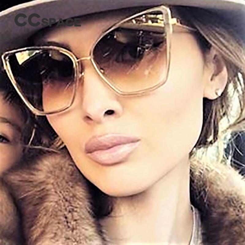 45255 Cat eye Women Sunglasses transport gold mirror Glasses UV400 Fashion Male Female Shades
45255 Cat eye Women Sunglasses transport gold mirror Glasses UV400 Fashion Male Female Shades
