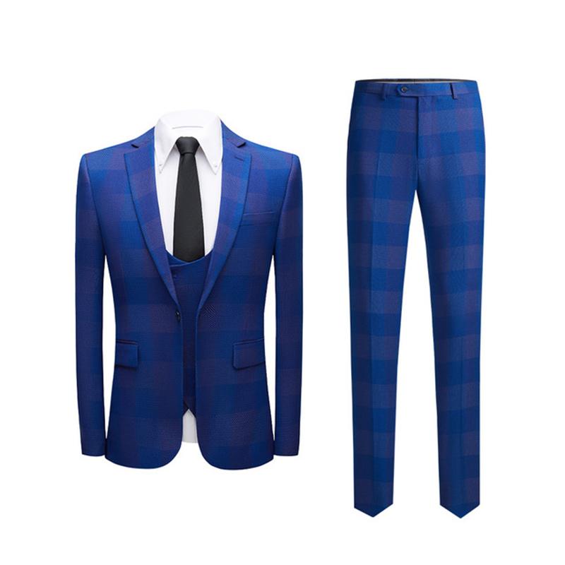 Men's Plaid Suit Dark Blue Men's Tuxedo 2021 Slim Business Tuxedo Wedding Dress Men Classic Suit Formal Jacket Pants Vest
Men's Plaid Suit Dark Blue Men's Tuxedo 2021 Slim Business Tuxedo Wedding Dress Men Classic Suit Formal Jacket Pants Vest