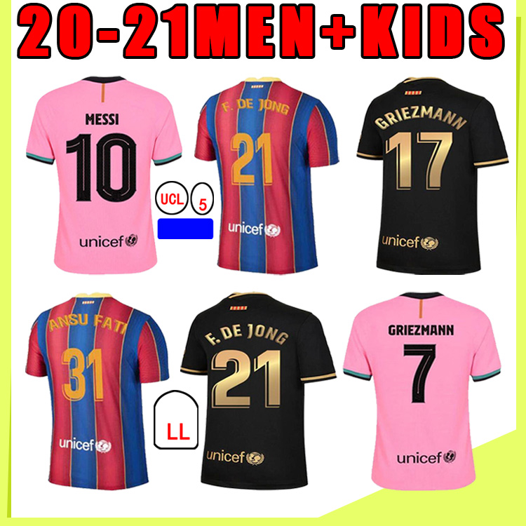2020 Soccer Jersey GRIEZMANN F. DE JONG COUTINHO PJANIC TRINCÃO O. DEMBÉLÉ 2021 Home Away Adult Kids Kit High-quality Football Shirt, Away patch 2
2020 Soccer Jersey GRIEZMANN F. DE JONG COUTINHO PJANIC TRINCÃO O. DEMBÉLÉ 2021 Home Away Adult Kids Kit High-quality Football Shirt, Away patch 2