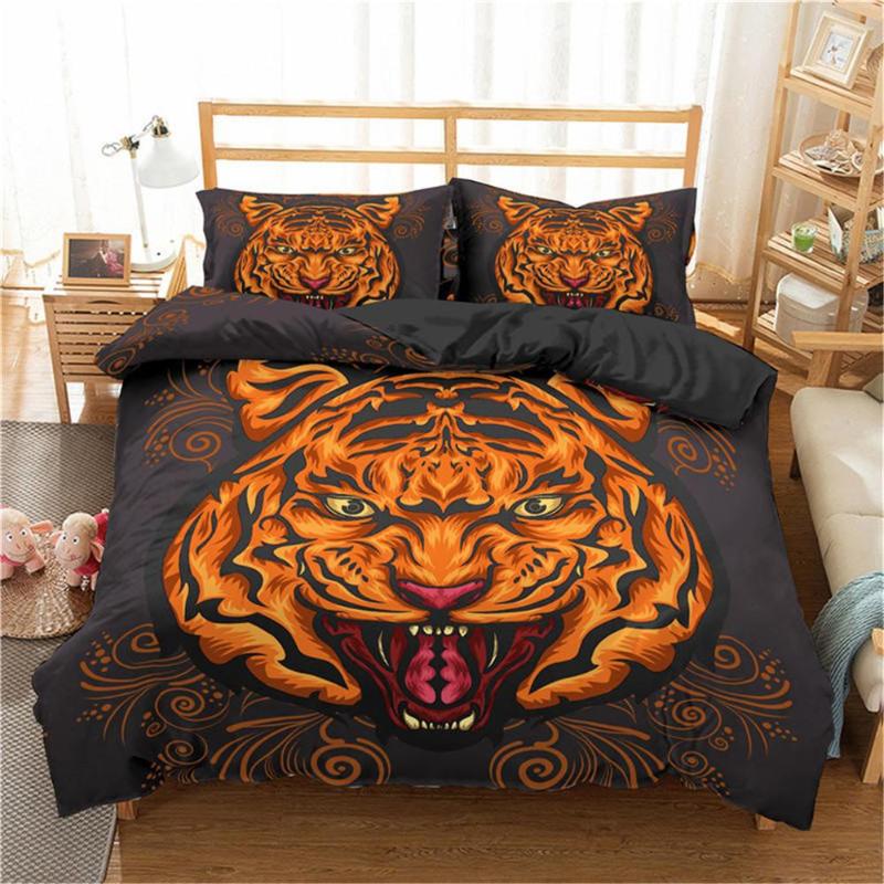 3d Lion And Tiger Prined Bedding Set Home Textiles Animals Duvet Cover Sets Microfiber Bedclothes Living Room Decor Bedspread, Jx512-4
3d Lion And Tiger Prined Bedding Set Home Textiles Animals Duvet Cover Sets Microfiber Bedclothes Living Room Decor Bedspread, Jx512-4