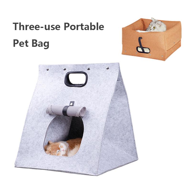 3 In 1 Removable Portable Cat House Breathable Comfortable Soft Cotton Cat Bed Kennel for Small Pet Dogs Cats Bed Mat Supplies
3 In 1 Removable Portable Cat House Breathable Comfortable Soft Cotton Cat Bed Kennel for Small Pet Dogs Cats Bed Mat Supplies