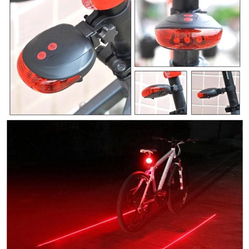 2020 5 LED 2 Laser 7 Flash Mode Bicycle Rear light Bike accessories Bicycle Laser Back Tail Lamp For Cycling Drop ship Supprt
2020 5 LED 2 Laser 7 Flash Mode Bicycle Rear light Bike accessories Bicycle Laser Back Tail Lamp For Cycling Drop ship Supprt