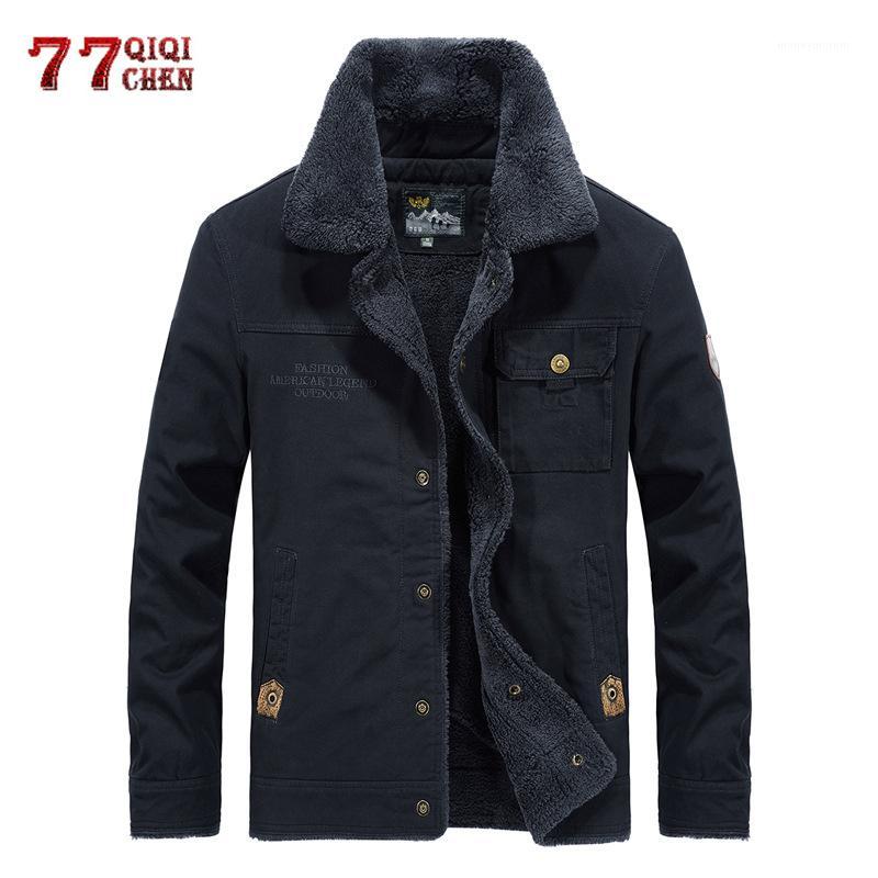 Winter Jacket Men Casual Fur Collar Thick Warm Parkas Coats Fleece Liner Male Cotton-Padded Jackets Cargo Work Coat 6XL1, Khaki
Winter Jacket Men Casual Fur Collar Thick Warm Parkas Coats Fleece Liner Male Cotton-Padded Jackets Cargo Work Coat 6XL1, Khaki