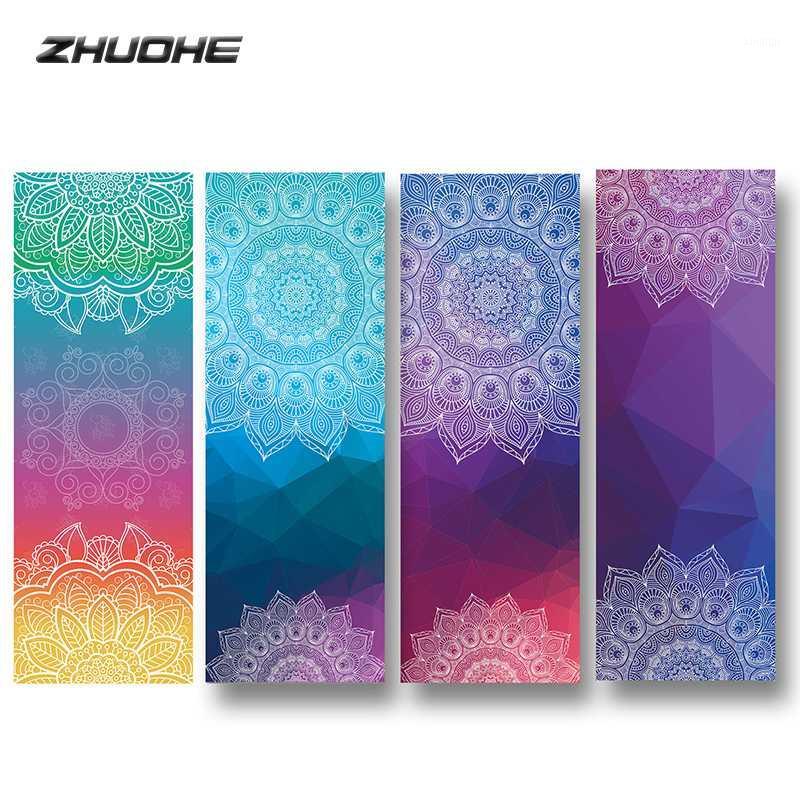 ZHUOHE Hot Yoga Mat Towel Non-Slip Printed Yoga Blanket Mandala Diamond Plaid Microfiber for Travel Bikram Pilates Fitness1, Blue
ZHUOHE Hot Yoga Mat Towel Non-Slip Printed Yoga Blanket Mandala Diamond Plaid Microfiber for Travel Bikram Pilates Fitness1, Blue