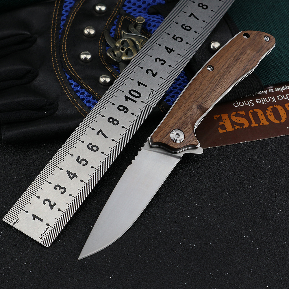 Folding Knife 8Cr14MOV Blade Walnut Handle Pocket Knives Outdoor Camping With Hunting Utility EDC Hand Tools and Self-defense Tactical Knifes
Folding Knife 8Cr14MOV Blade Walnut Handle Pocket Knives Outdoor Camping With Hunting Utility EDC Hand Tools and Self-defense Tactical Knifes