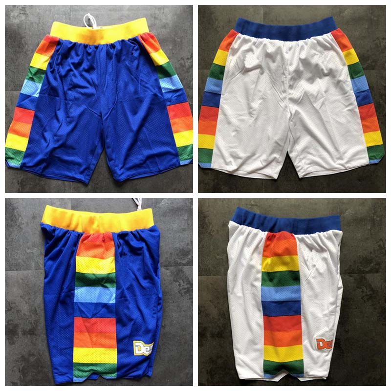 Men Denver Nuggets shorts Basketball players wear on the court;Swingman sews embroidered men basketball shorts, Black
Men Denver Nuggets shorts Basketball players wear on the court;Swingman sews embroidered men basketball shorts, Black