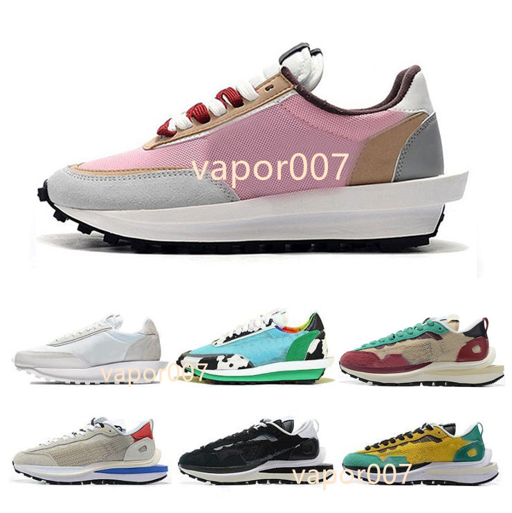 2021 Fashion Sacai Pegasus Vaporf Women Men Running Shoes Sacais LDV Waffle Nylon White Black NYC Chunky Dunky sports trainers sneakers shoe
2021 Fashion Sacai Pegasus Vaporf Women Men Running Shoes Sacais LDV Waffle Nylon White Black NYC Chunky Dunky sports trainers sneakers shoe