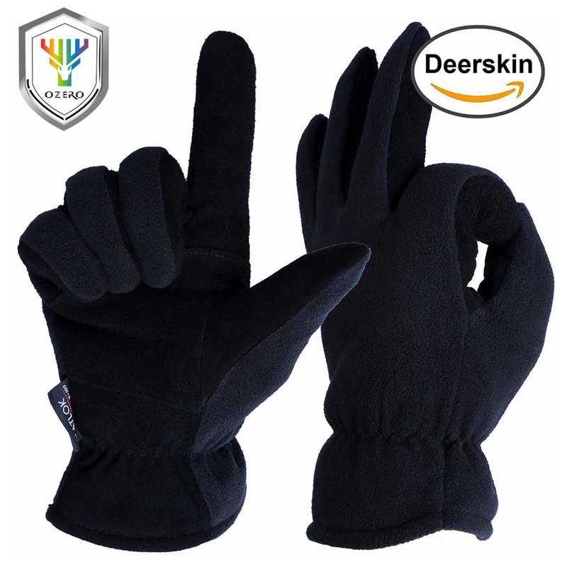 OZERO Winter Ski Gloves Outdoor Sport Warm Gloves Deerskin Windproof Below Skiing Cycling For Men Women 8007, Black
OZERO Winter Ski Gloves Outdoor Sport Warm Gloves Deerskin Windproof Below Skiing Cycling For Men Women 8007, Black