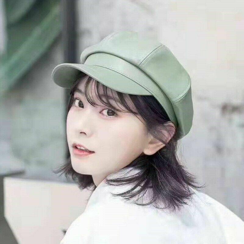 Fashion Faux Leather Beret Hat Women Autumn Winter Casual Hat Octagonal Cap1, A5
Fashion Faux Leather Beret Hat Women Autumn Winter Casual Hat Octagonal Cap1, A5