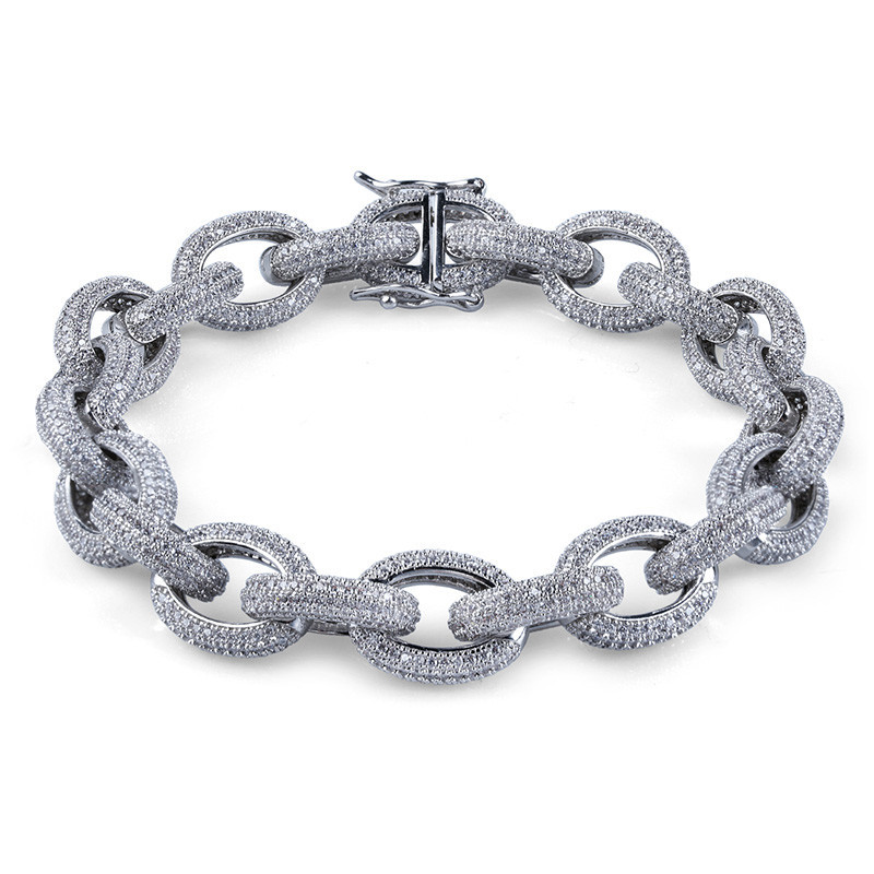 for Current Band Men 2-color Micro-pave Zircon Wristbands Hipster Style Celebrity Hip Hop Jewelry Jpx7 
for Current Band Men 2-color Micro-pave Zircon Wristbands Hipster Style Celebrity Hip Hop Jewelry Jpx7