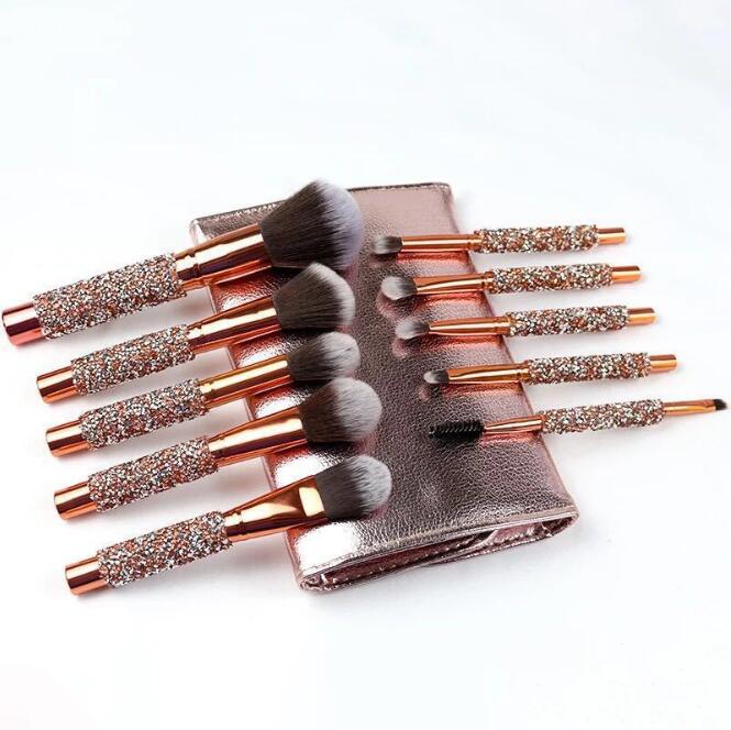 new makeup professional brush diamond cosmetic brushes set powder concealer eyeshadow faced and eye brush 10pcs
new makeup professional brush diamond cosmetic brushes set powder concealer eyeshadow faced and eye brush 10pcs