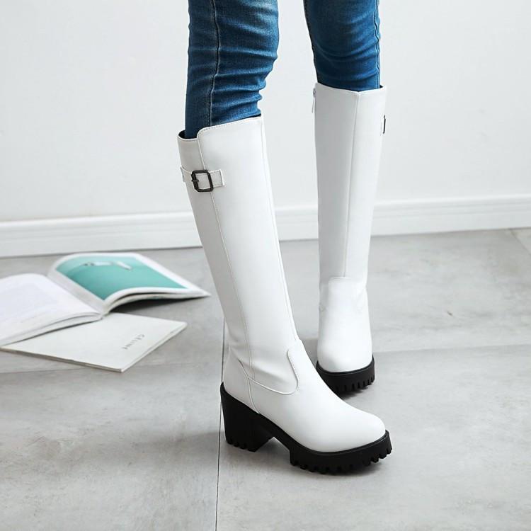 PXELENA Vintage Rome Riding Knight Knee High Boots Female Footwear Plus Size 34-43 Round Toe Chunky Block High Heels Long Boots1, White
PXELENA Vintage Rome Riding Knight Knee High Boots Female Footwear Plus Size 34-43 Round Toe Chunky Block High Heels Long Boots1, White