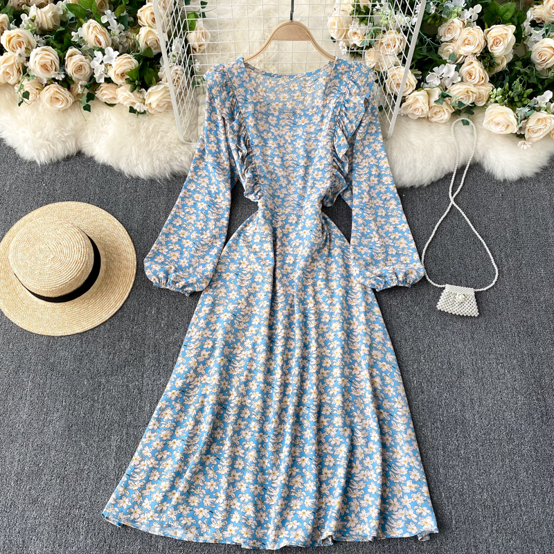 2021 New Singiny floral bohemian dress retro-turtleneck square puff to line dressed autumn chic holiday impression dresses GS32, Black
2021 New Singiny floral bohemian dress retro-turtleneck square puff to line dressed autumn chic holiday impression dresses GS32, Black