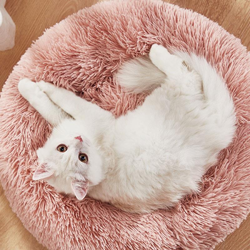 Pet Dog Bed Comfortable Round Dog Kennel Soft Washable And Cat Cushion Bed Winter Warm Sofa, Pink 40cm
Pet Dog Bed Comfortable Round Dog Kennel Soft Washable And Cat Cushion Bed Winter Warm Sofa, Pink 40cm