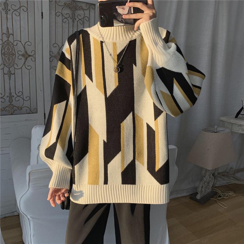 Autumn and Winter Men's Loose Lazy Ins Pullover Korean Style Trendy Personality Warm Sweater, Red and blue
Autumn and Winter Men's Loose Lazy Ins Pullover Korean Style Trendy Personality Warm Sweater, Red and blue