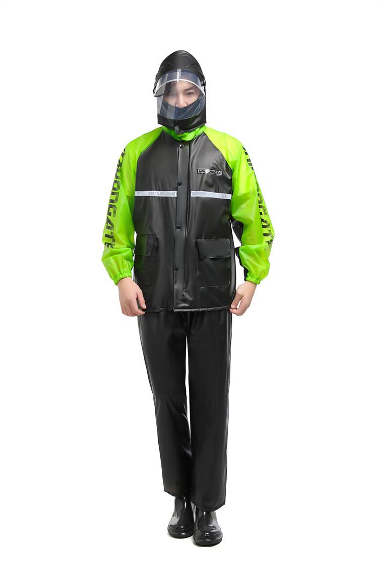 

Waterproof Women Rain Jacket Motorcycle Men Hiking Rainwear Reusable Cover Impermeable Veste Pluie Raincoat with Hood EB50YY