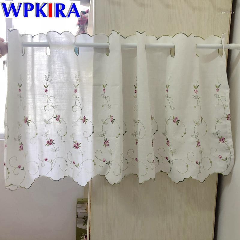 Embroidery Short Curtains Short Kitchen Door Panel Floral Curtain Window Curtain Modern Cloth Lace Curtains Flower AD052D31, As pic
Embroidery Short Curtains Short Kitchen Door Panel Floral Curtain Window Curtain Modern Cloth Lace Curtains Flower AD052D31, As pic