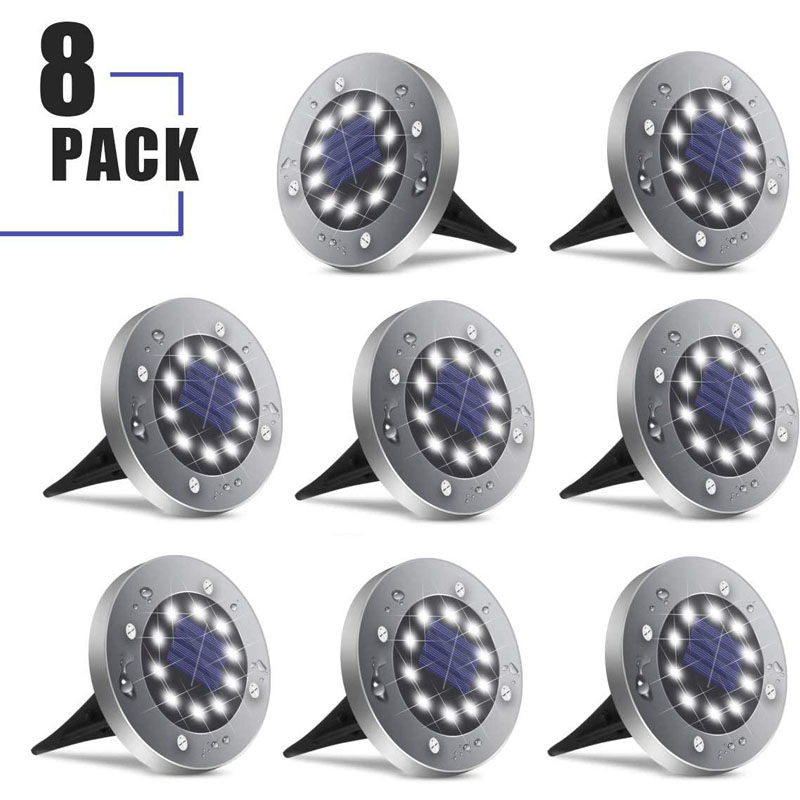 Solar Ground Lights, 8-Pack Outdoor Solar Disk Lights 10 Led Waterproof Light-Controlled Lamp for Patio Pathway Landscape Garden Yard Drivew
Solar Ground Lights, 8-Pack Outdoor Solar Disk Lights 10 Led Waterproof Light-Controlled Lamp for Patio Pathway Landscape Garden Yard Drivew