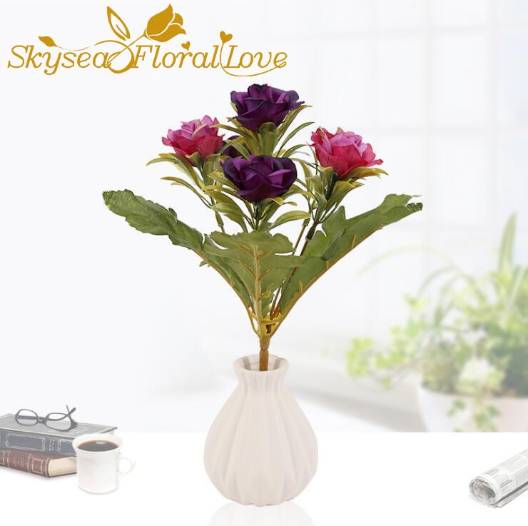 Silk flower artificial flower cheap silk rose home decoration party office window wedding decor fake, Purple
Silk flower artificial flower cheap silk rose home decoration party office window wedding decor fake, Purple