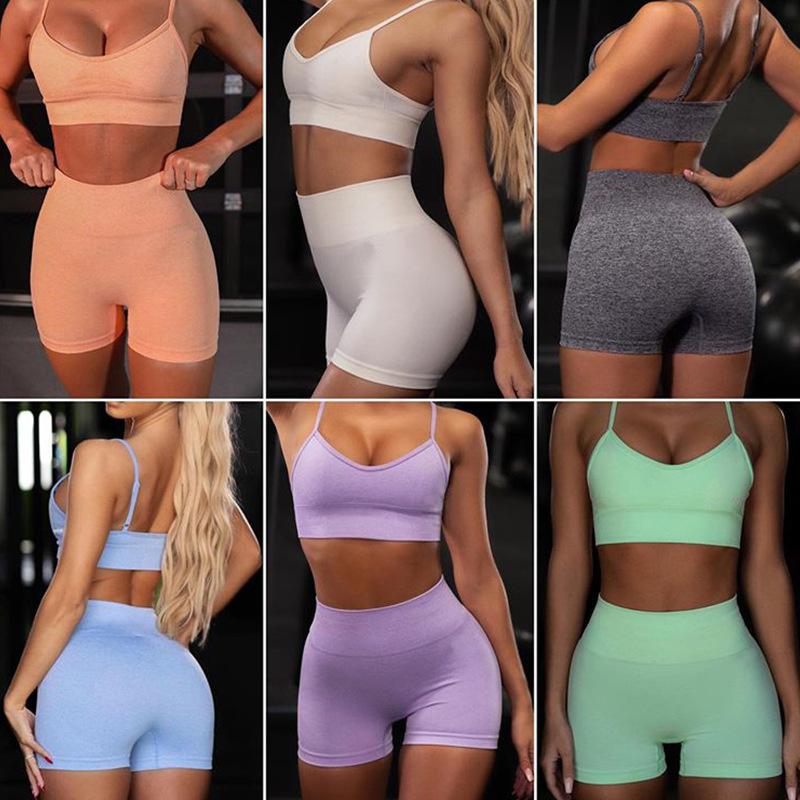 Sportswear Yoga Set Sport Suit Women Fitness Clothing Vest Short Pants 2-piece Suit Yoga Workout Clothes For Women NVYJ336
Sportswear Yoga Set Sport Suit Women Fitness Clothing Vest Short Pants 2-piece Suit Yoga Workout Clothes For Women NVYJ336
