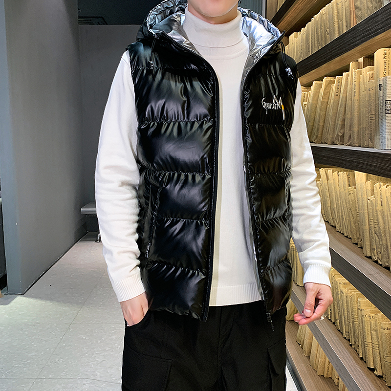2020 new warm soft winter cotton men hoodie vest zipper down jacket with no casual sleeves plus size gout transport BFQ9, Black
2020 new warm soft winter cotton men hoodie vest zipper down jacket with no casual sleeves plus size gout transport BFQ9, Black