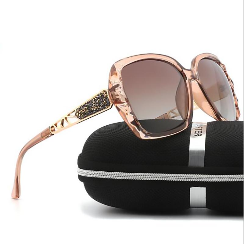 Transparent Brown Polarized Square Sunglasses Women elegant Fashion Desigenr Shades Big Frame Sun Glasses For Female Driving
Transparent Brown Polarized Square Sunglasses Women elegant Fashion Desigenr Shades Big Frame Sun Glasses For Female Driving