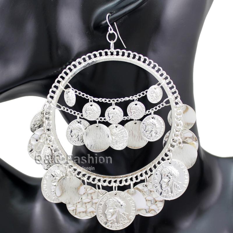 Vintage Tribal Coins Big Hoop Banjara Belly Dance Gypsy Earrings Pendant For women Brincos Jewelry bijoux Oorbellen Aretes
Vintage Tribal Coins Big Hoop Banjara Belly Dance Gypsy Earrings Pendant For women Brincos Jewelry bijoux Oorbellen Aretes