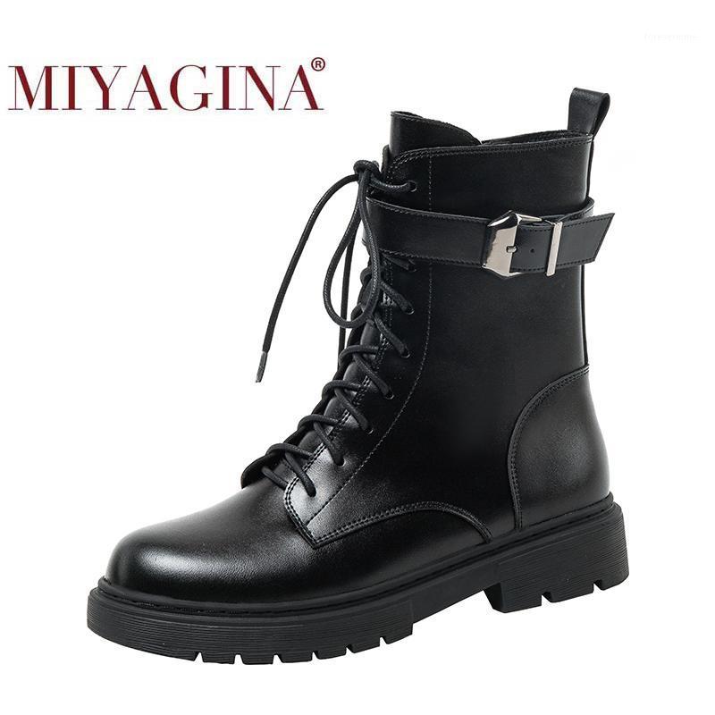 MIYAGINA Boots Female Women Shoes Ankle 2020 Autumn British Style Genuine Leather Thick With Short Boots Motorcycle shoes1, Black
MIYAGINA Boots Female Women Shoes Ankle 2020 Autumn British Style Genuine Leather Thick With Short Boots Motorcycle shoes1, Black