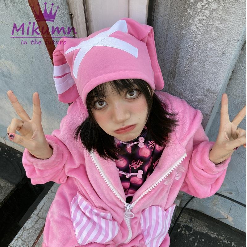 Japanese Harajuku Girls Cute Doll Ear Hat Chic Streetwear Kawaii Black Pink Knitted Caps
Japanese Harajuku Girls Cute Doll Ear Hat Chic Streetwear Kawaii Black Pink Knitted Caps