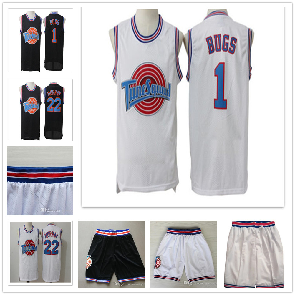 Movie Tune Squad Space Jam College Basketball Shorts TAZ LOLA Bunny TWEETY BUGS MURRAY White Black jersey, 23#
Movie Tune Squad Space Jam College Basketball Shorts TAZ LOLA Bunny TWEETY BUGS MURRAY White Black jersey, 23#