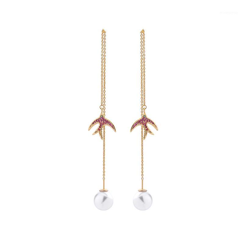2020 Newest Long Unique Zircon Swallow Acrylic Pearl Tassel Drop Earrings For Women Dangle Earrings Fashion Jewelry Accessories1
2020 Newest Long Unique Zircon Swallow Acrylic Pearl Tassel Drop Earrings For Women Dangle Earrings Fashion Jewelry Accessories1