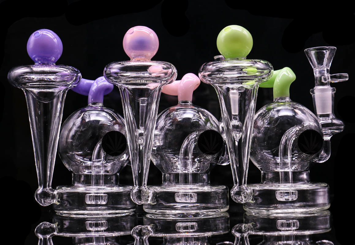 5.7" Glass Bong hookah Recycler Dab Rig Wax Herb Tobacco water pipe with 3 different colors Oil Rigs Bubbler
5.7" Glass Bong hookah Recycler Dab Rig Wax Herb Tobacco water pipe with 3 different colors Oil Rigs Bubbler