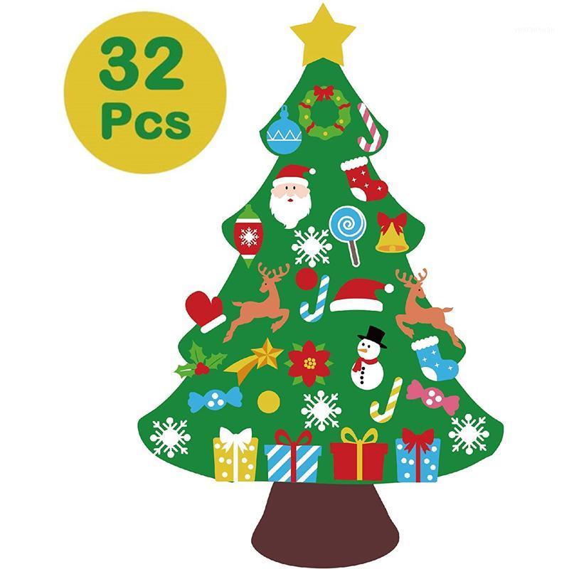 32pcs 3ft DIY Felt Christmas Tree Set - Xmas Decorations Wall Hanging Ornaments Kids Gifts Party Supplies New Year Gifts1
32pcs 3ft DIY Felt Christmas Tree Set - Xmas Decorations Wall Hanging Ornaments Kids Gifts Party Supplies New Year Gifts1