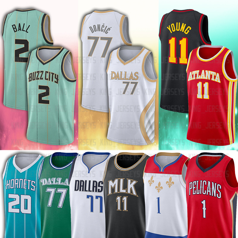 Doncic Young 1 Zion 20 Gordon 2 LaMelo Hayward Williamson Ball Jersey 77 Luka 11 Trae Basketball Jerseys, Black;red
Doncic Young 1 Zion 20 Gordon 2 LaMelo Hayward Williamson Ball Jersey 77 Luka 11 Trae Basketball Jerseys, Black;red