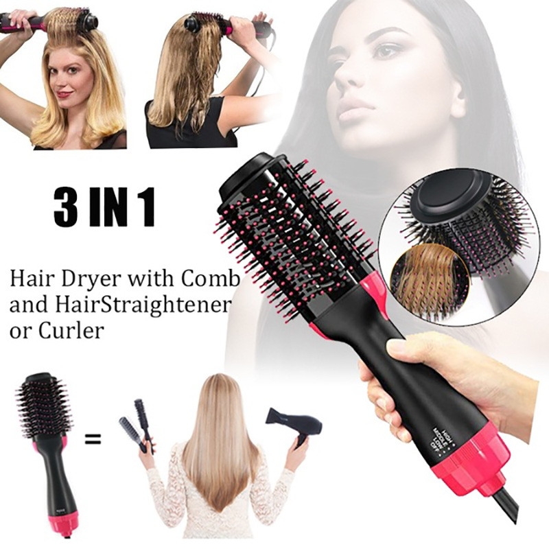 NEW One Step Hair Dryer Brush and Volumizer Blow straightener and curler salon 3 in 1 roller Electric Hot Air Curling Iron comb
NEW One Step Hair Dryer Brush and Volumizer Blow straightener and curler salon 3 in 1 roller Electric Hot Air Curling Iron comb