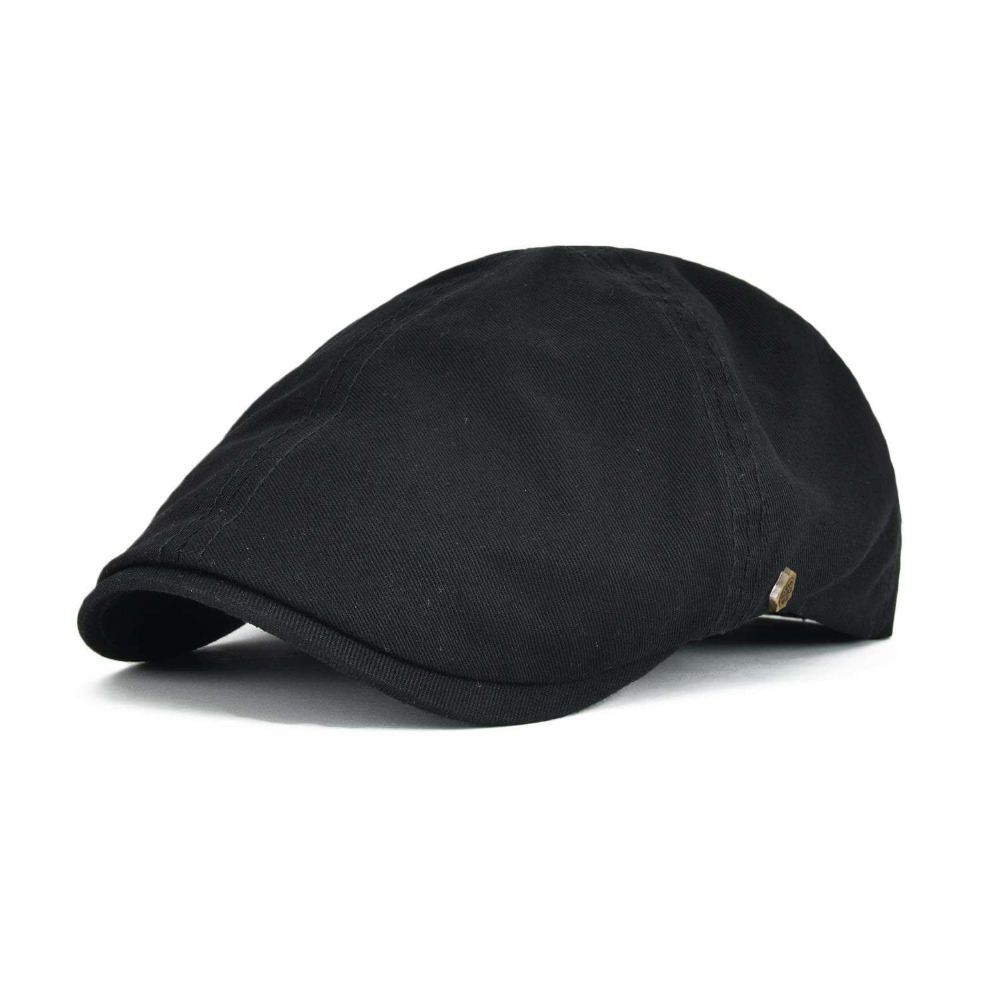 VOBOOM Red Summer Cotton Flat Cap Ivy Caps Men Women Burgundy Newsboy Cabbie Driver Solid Color Casual Camouflage Beret 063 LJ201125