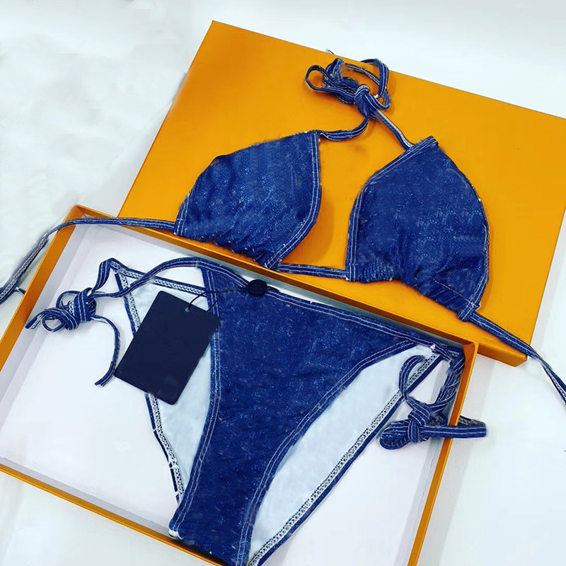 Full Flower Swimsuit Classic Letter Swimwear Sexy Bikini Set Women Beach Swimwear Fashion Bathing Suit Two-piece Backless Swimsuit
Full Flower Swimsuit Classic Letter Swimwear Sexy Bikini Set Women Beach Swimwear Fashion Bathing Suit Two-piece Backless Swimsuit