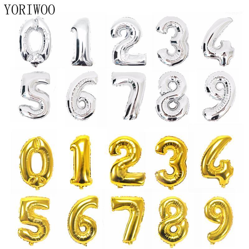 YORIWOO 32inch Silver Gold Balloons Large Foil Number Balloons Helium Air Wedding Decoration Birthday Party Souvenirs Favors Kid1
YORIWOO 32inch Silver Gold Balloons Large Foil Number Balloons Helium Air Wedding Decoration Birthday Party Souvenirs Favors Kid1