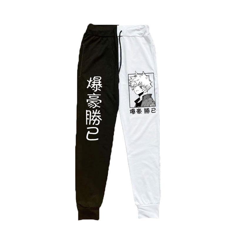 Men's Pants Japanese Anime My Hero Academia Katsuki Bakugo Harajuku Print Double Color Joggers Men Women Casual Sweatpants, Black
Men's Pants Japanese Anime My Hero Academia Katsuki Bakugo Harajuku Print Double Color Joggers Men Women Casual Sweatpants, Black