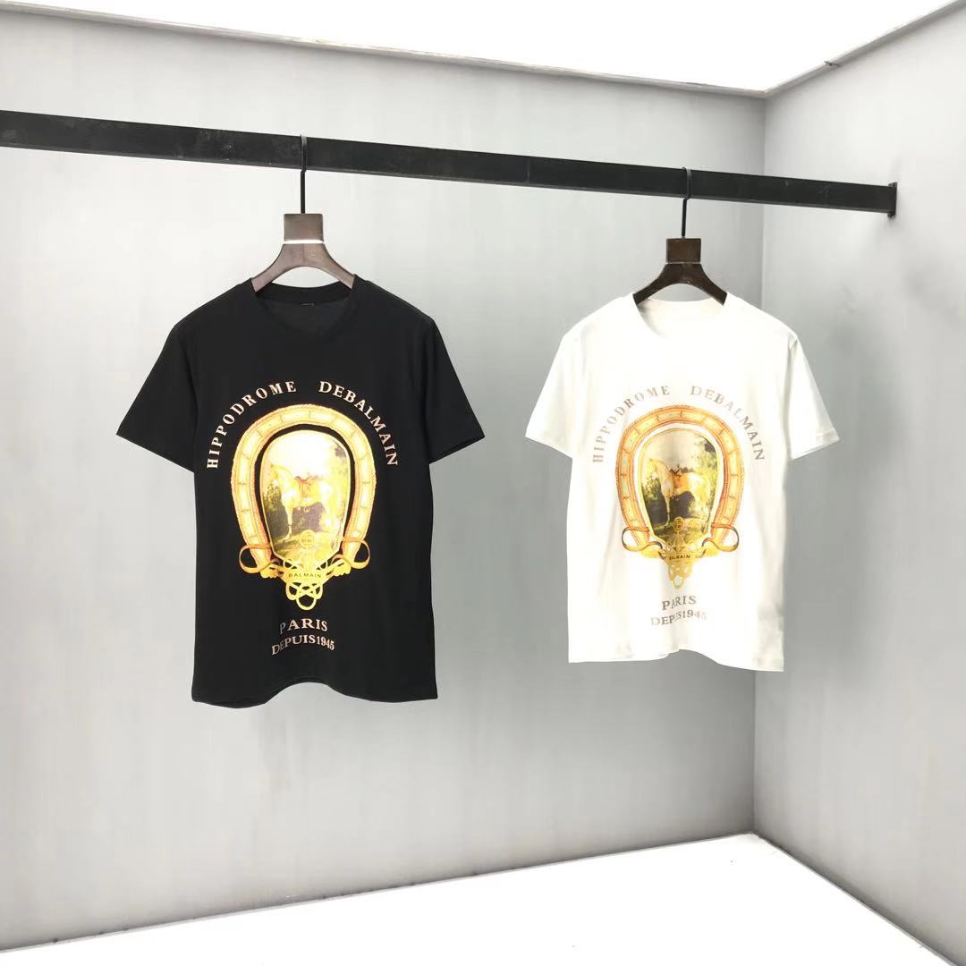 New short sleeve T-shirt in early spring 20 Europe and America large size double strand cotton fabric digital printing process hh9, White
New short sleeve T-shirt in early spring 20 Europe and America large size double strand cotton fabric digital printing process hh9, White