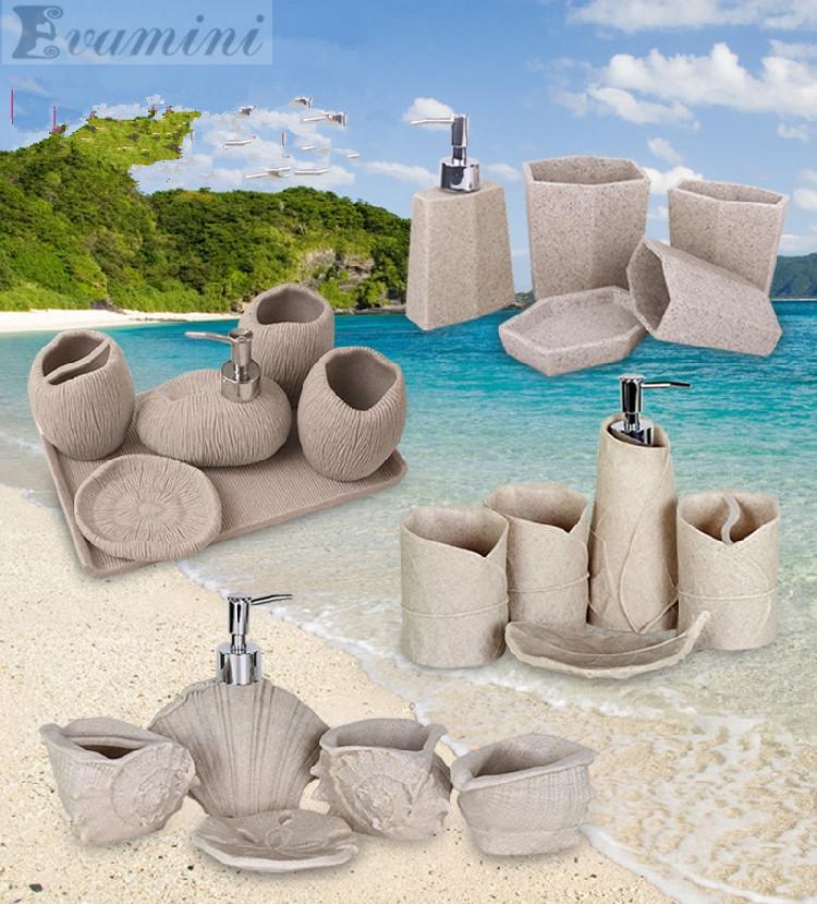 Marine sand and gravel Fashion bathroom supplies resin bathroom set of five pieces wash set bath tubs
Marine sand and gravel Fashion bathroom supplies resin bathroom set of five pieces wash set bath tubs