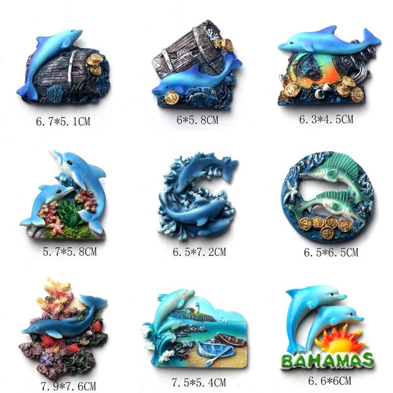 Creative Fridge Magnet Dolphin Design Tourist Souvenirs Resin Refrigerator Stickers Home Kitchen Decor
Creative Fridge Magnet Dolphin Design Tourist Souvenirs Resin Refrigerator Stickers Home Kitchen Decor