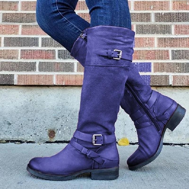 Boots Autumn Winter Faux Leather Women Knee High Long Low Heels Platform Ladies Riding Bukle Strap Vintage Female Shoes1, Brown
Boots Autumn Winter Faux Leather Women Knee High Long Low Heels Platform Ladies Riding Bukle Strap Vintage Female Shoes1, Brown